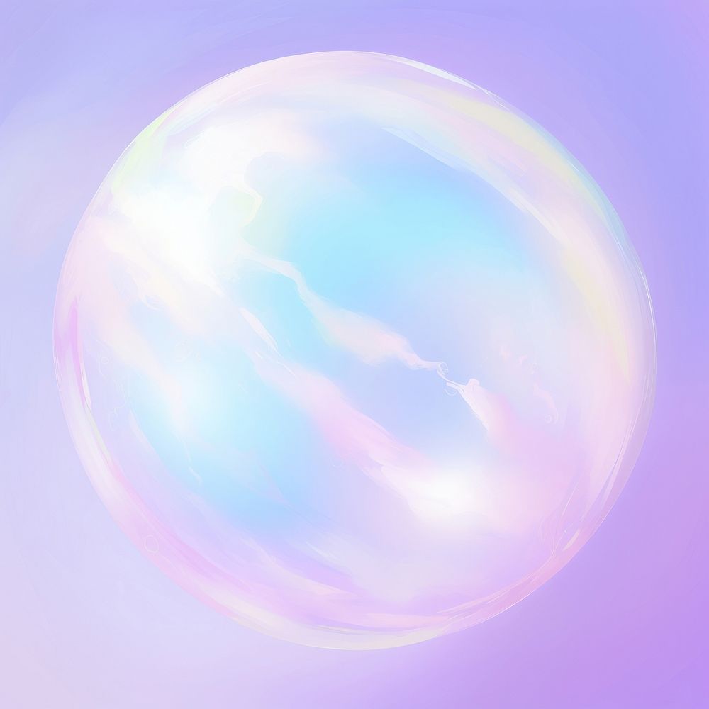 Earth backgrounds sphere bubble.