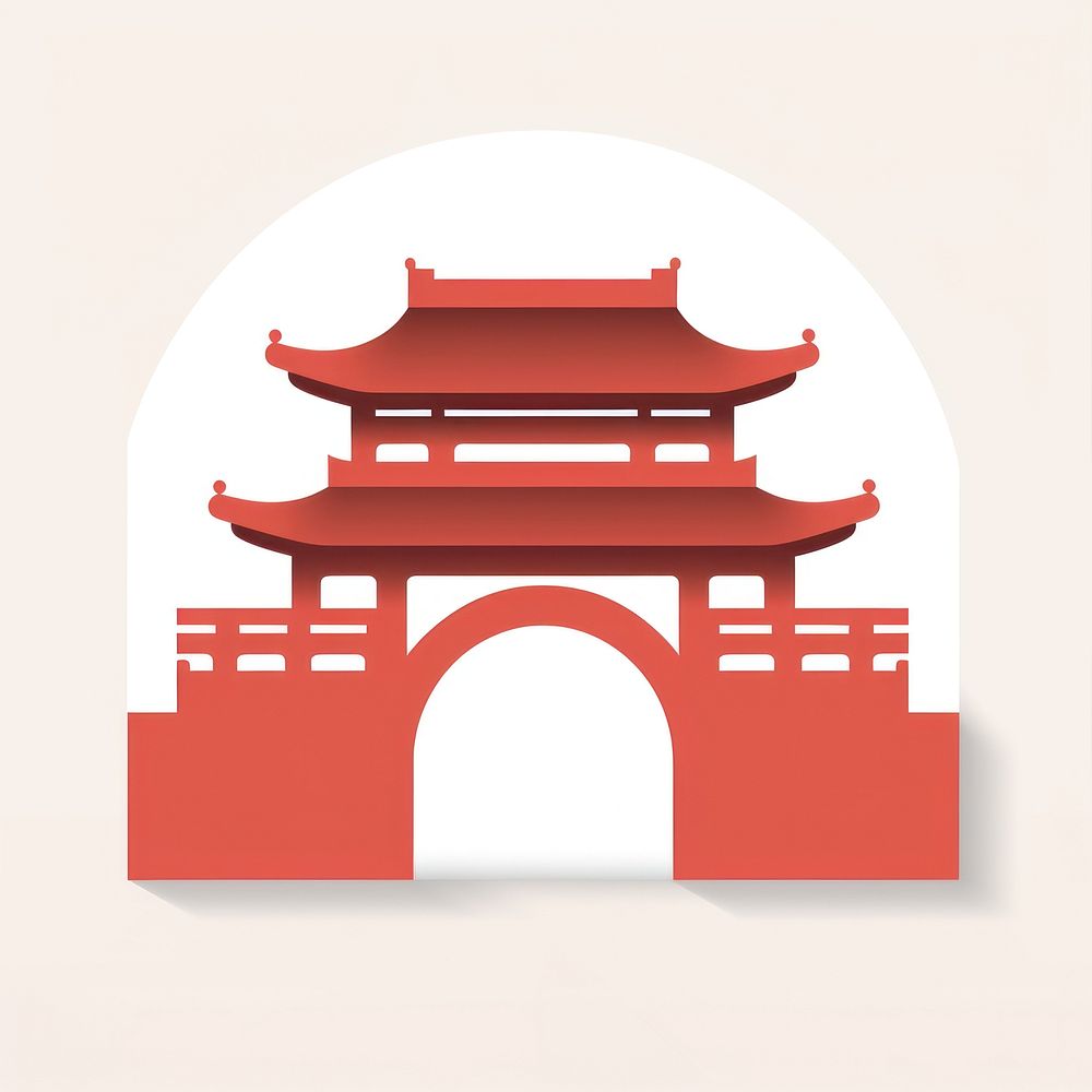 Chinese gate spirituality architecture.