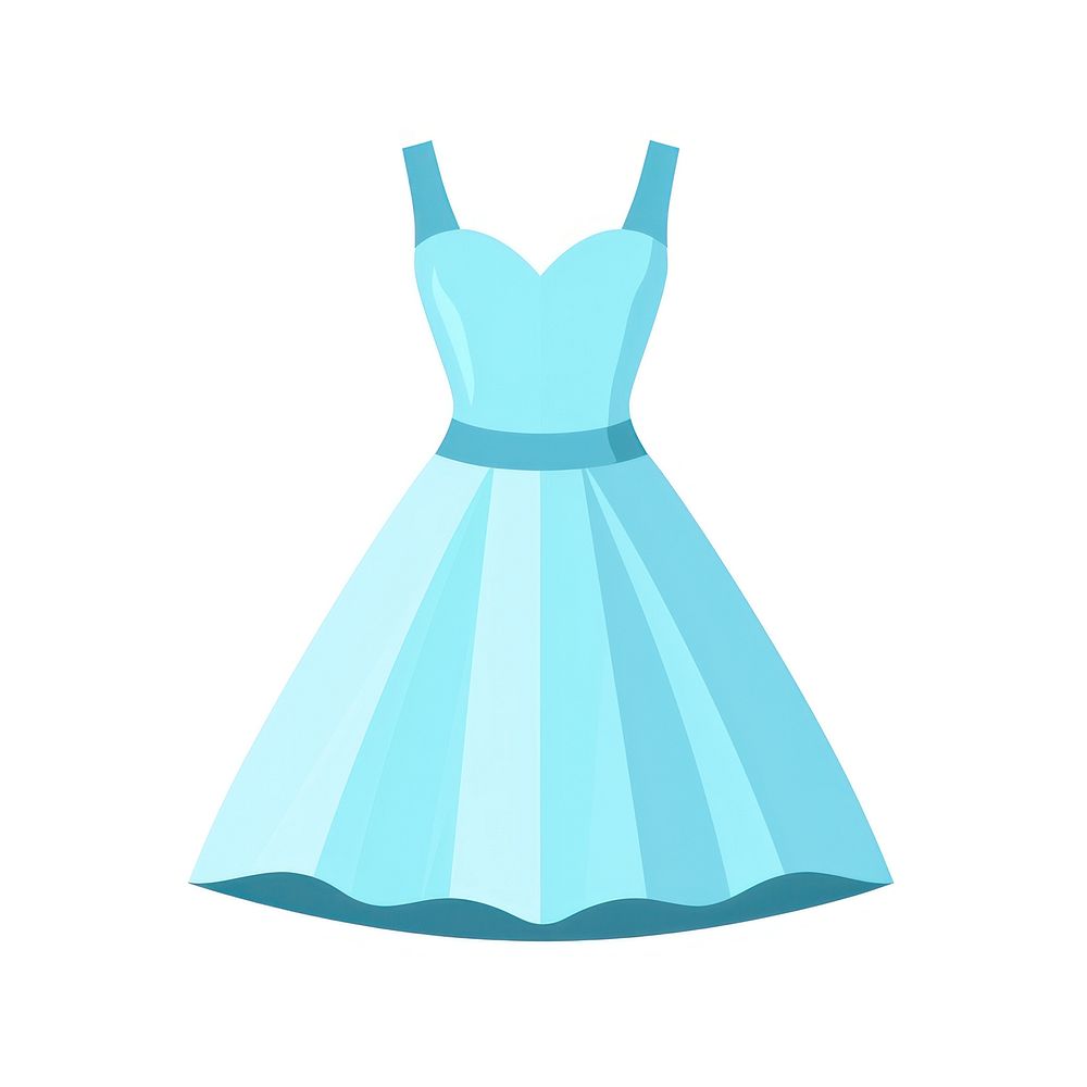 Light blue dress fashion wedding shape.