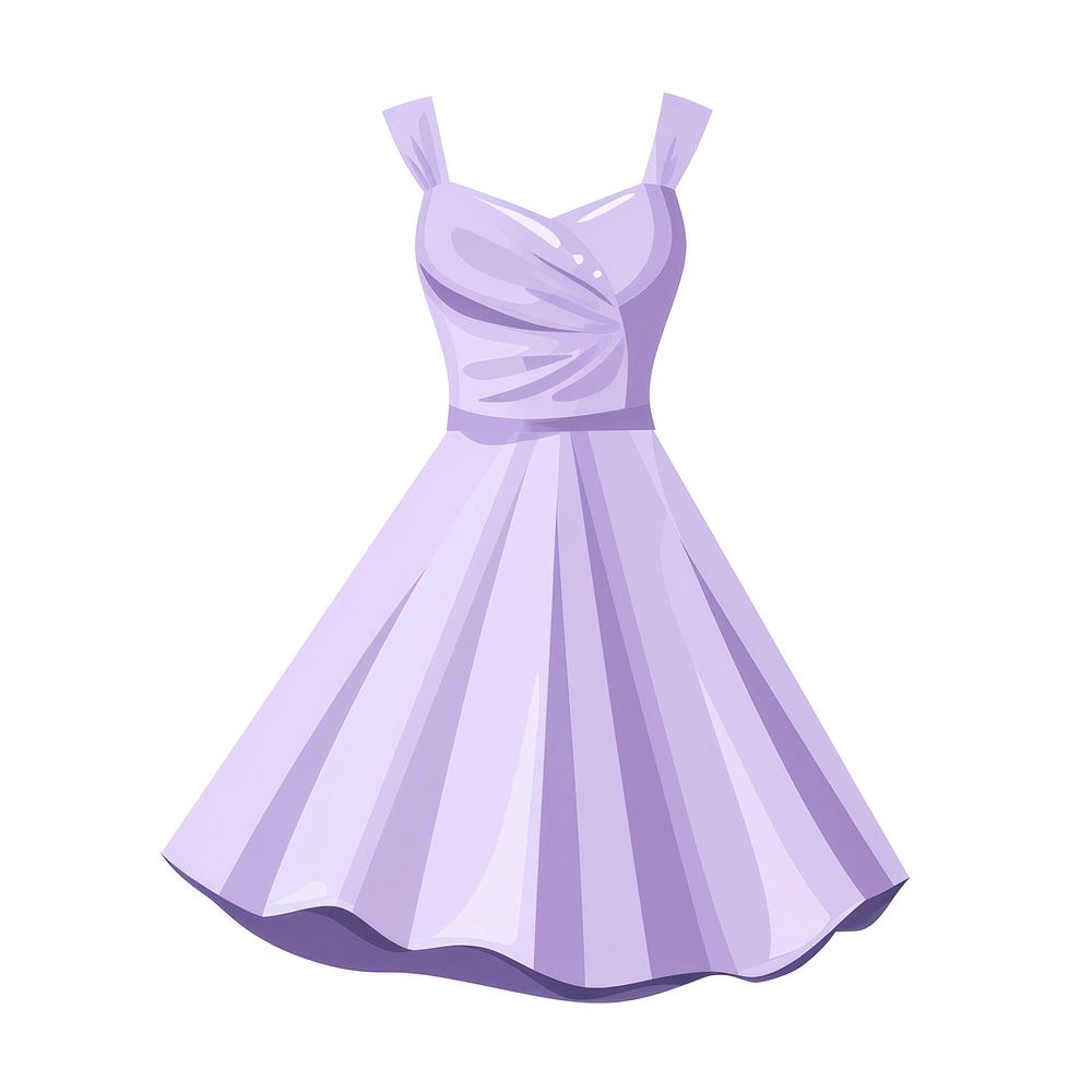 Light purple dress fashion white gown.