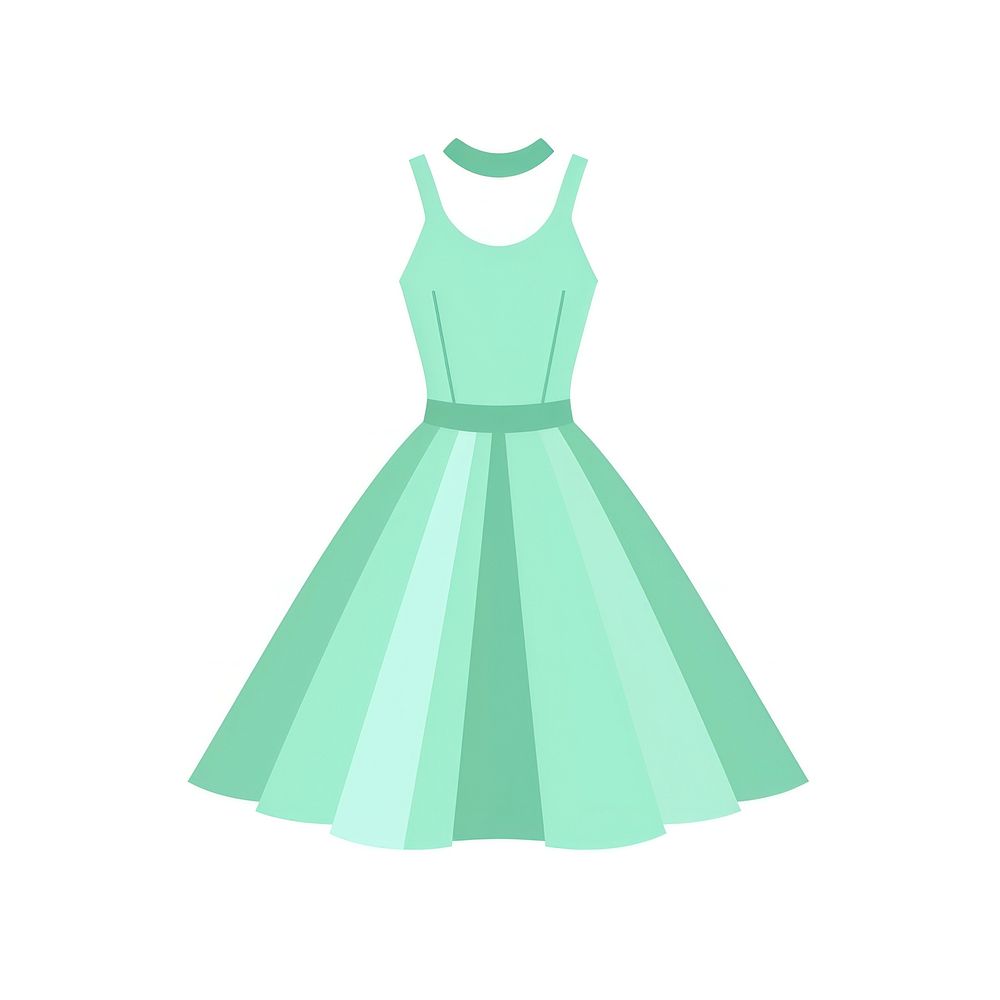 Mint green dress fashion shape gown.