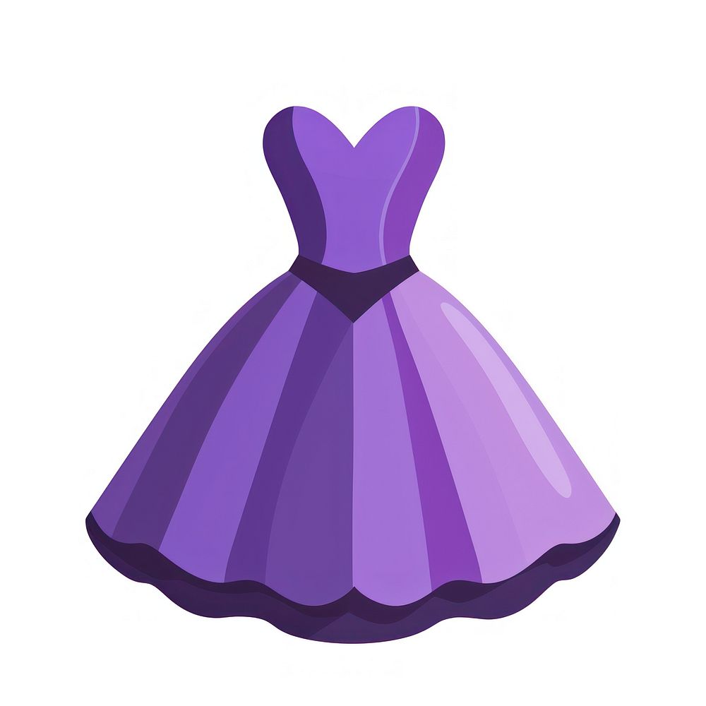 Purple dress fashion wedding shape.