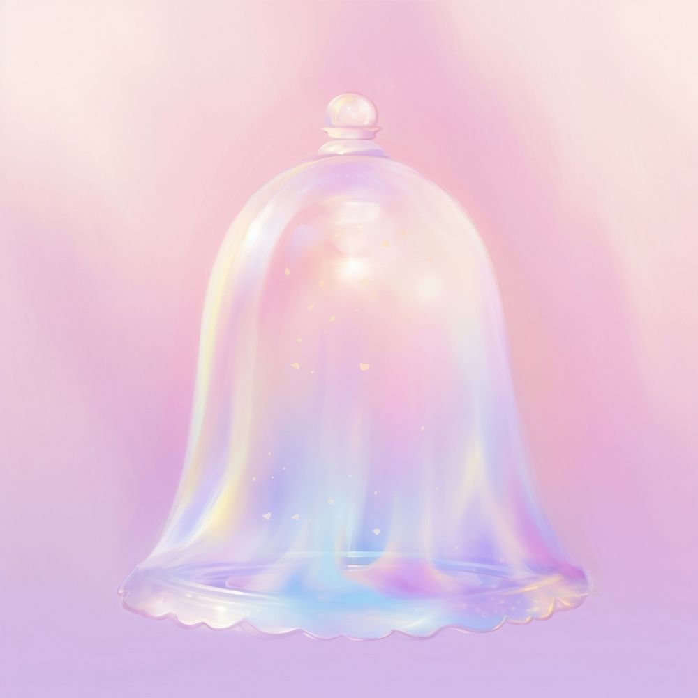 Glass Bell bell transparent abstract.