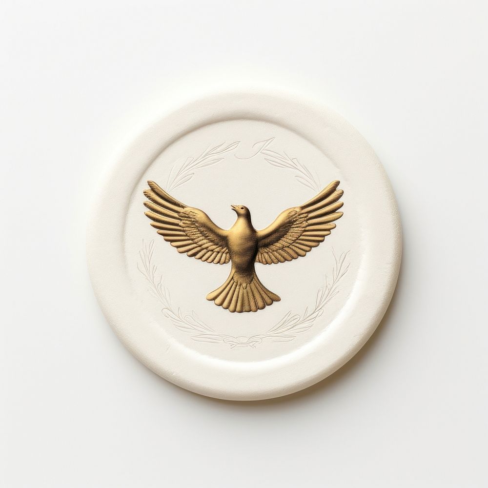 Seal Wax Stamp dove plate | Premium Photo - rawpixel