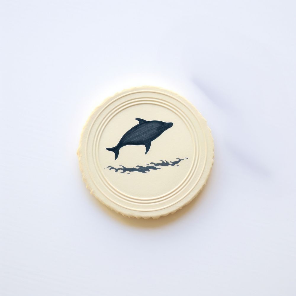 Seal Wax Stamp whale animal wildlife dishware.