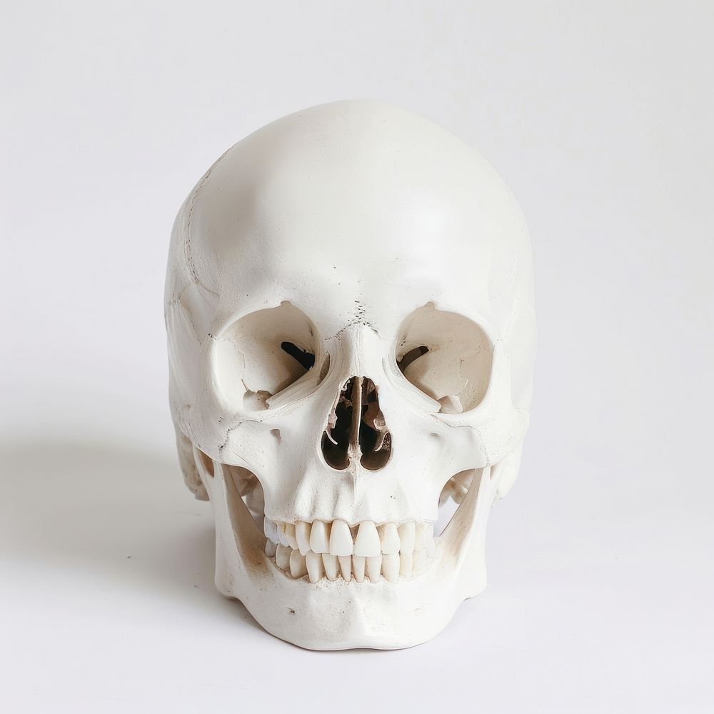 White Human skull human anthropology human skull.