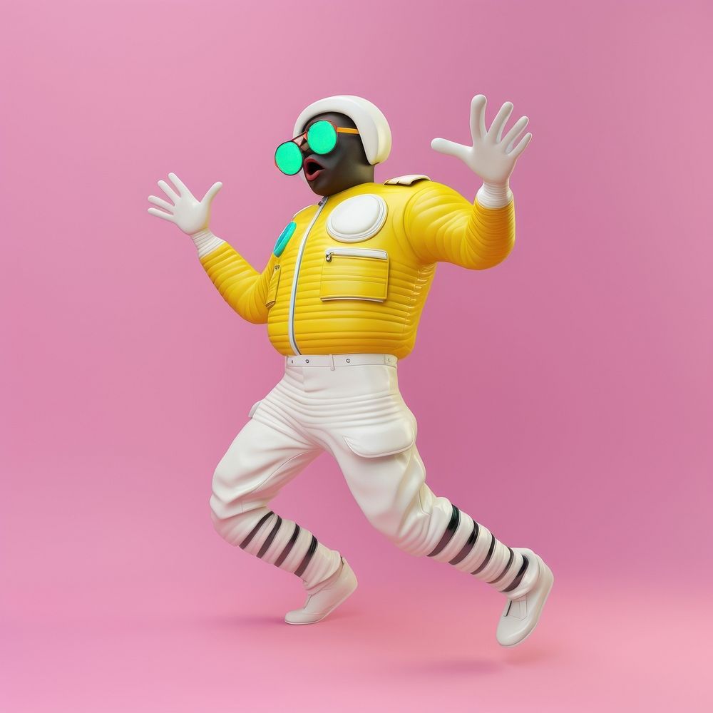 Astronaut costume cartoon protection. AI generated Image by rawpixel.
