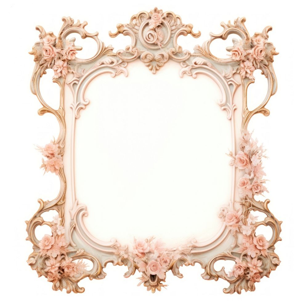 Luxury frame old white background. AI generated Image by rawpixel.