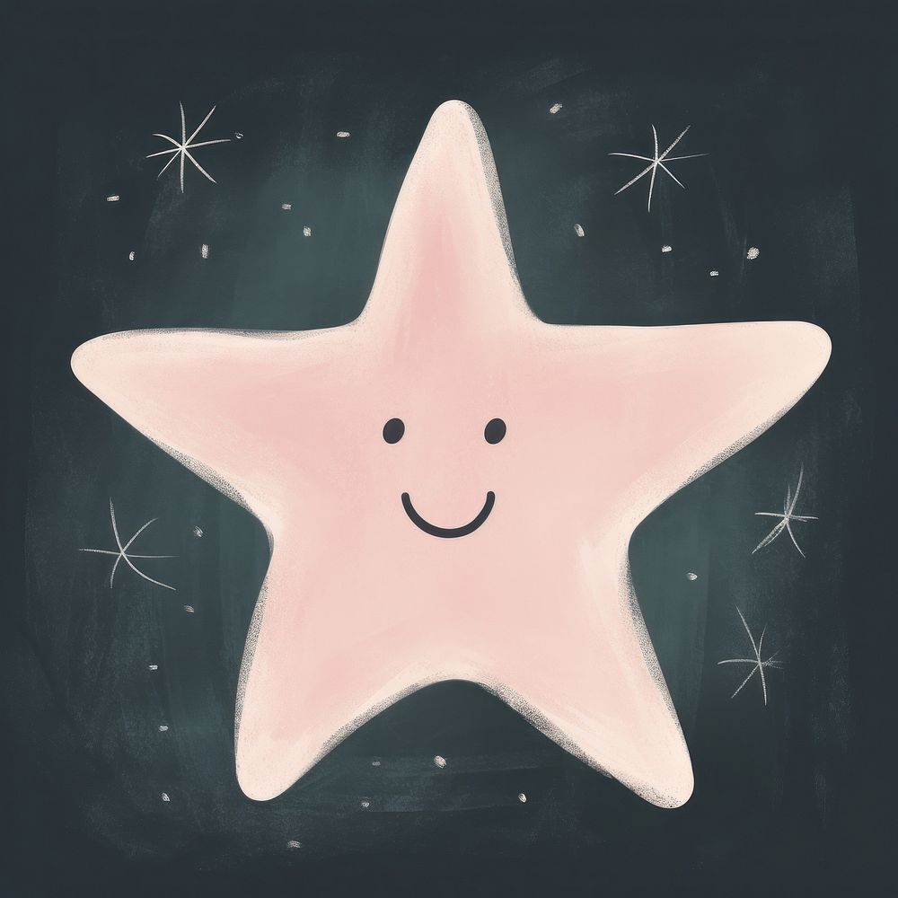 Chalk style star constellation illuminated creativity.