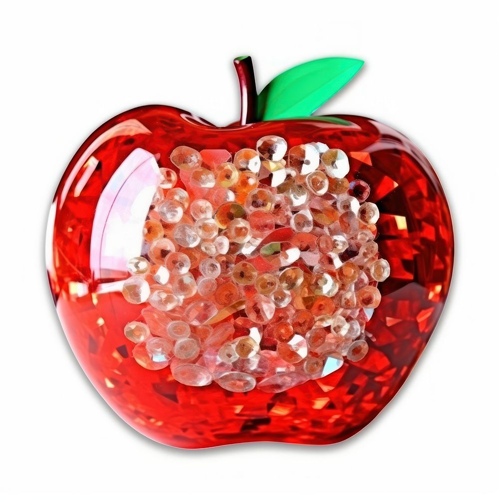 Apple jewelry fruit plant. AI generated Image by rawpixel.