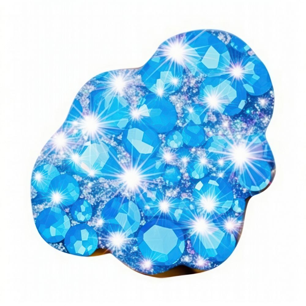 Cloud turquoise jewelry shape. AI generated Image by rawpixel.
