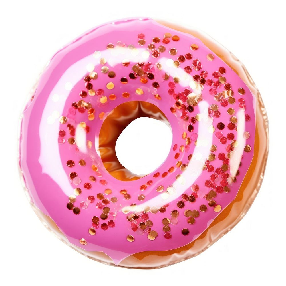 Donut dessert shape food. AI generated Image by rawpixel.
