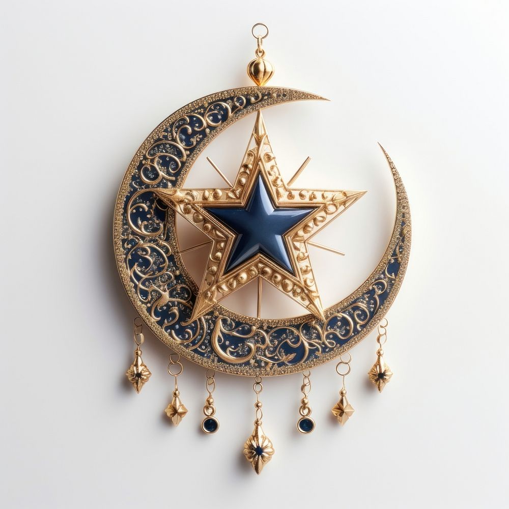 Celestial art ramadan jewelry gold accessories.