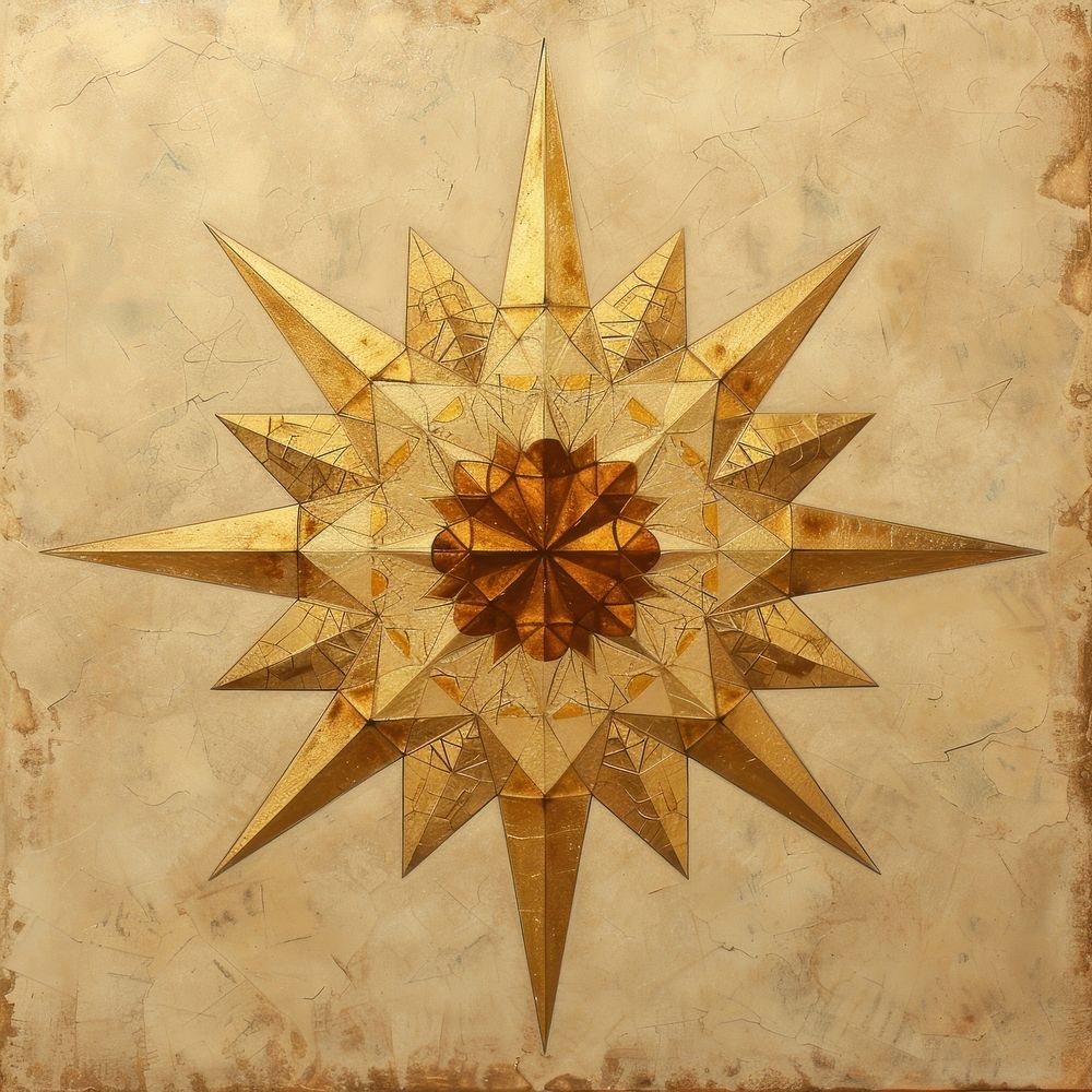 Islamic Golden Star backgrounds pattern gold.