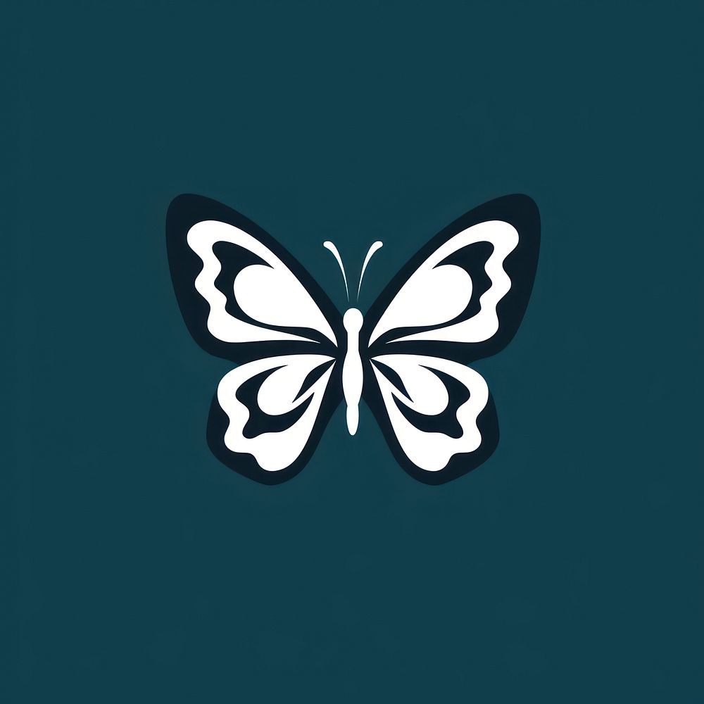 Butterfly logo wildlife outdoors.