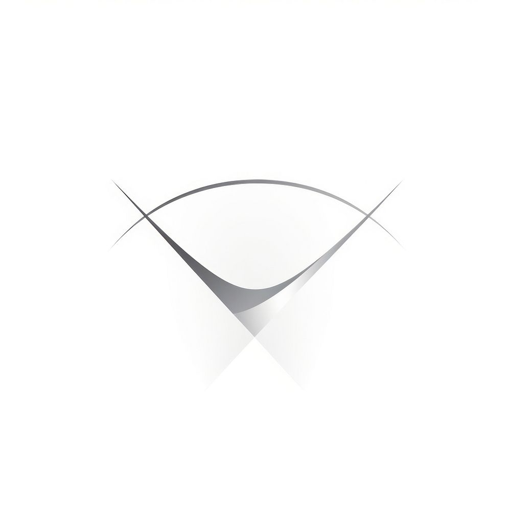 Golf vectorized line logo abstract shape.