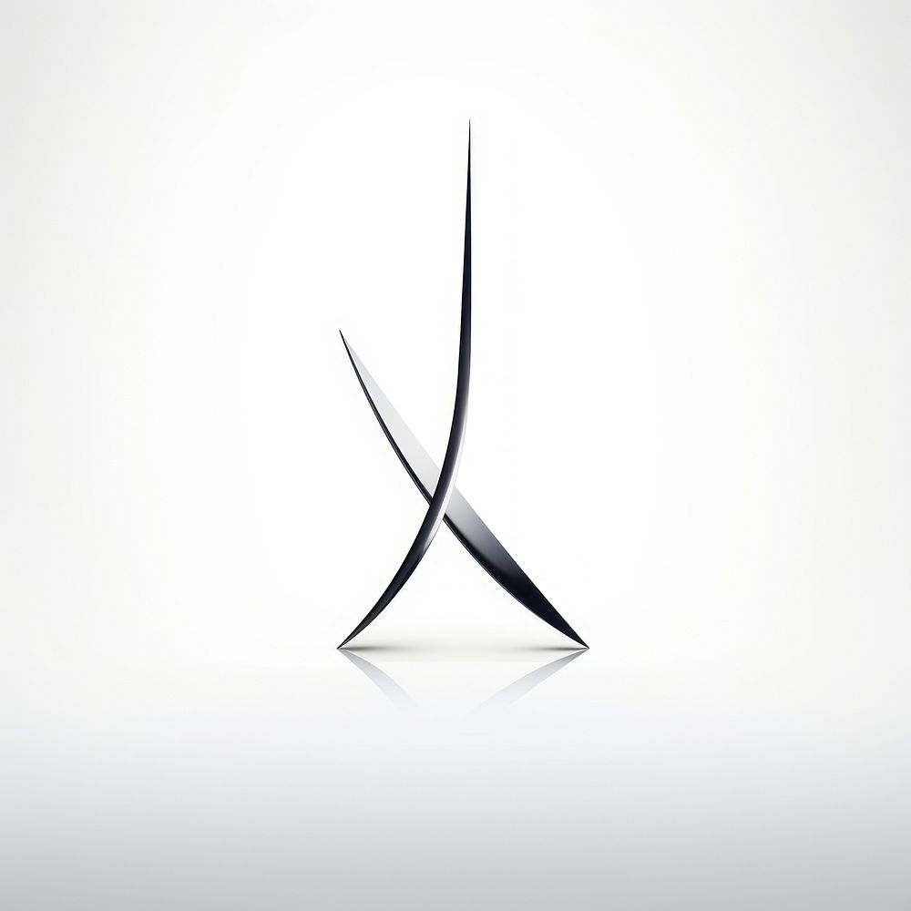 L alphabet vectorized line shape logo furniture.