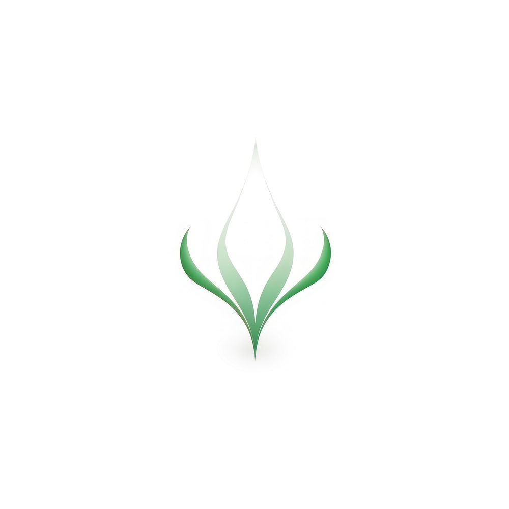 Leaf logo plant line.
