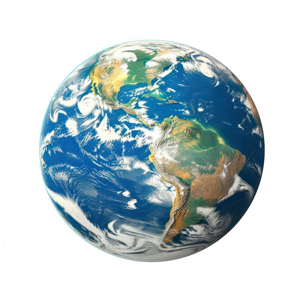 Photo of earth planet space globe.