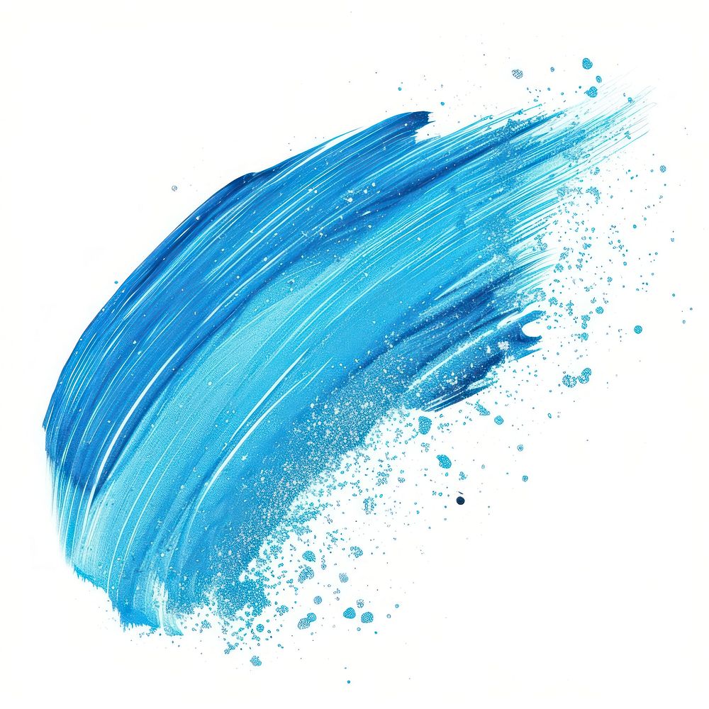 Glitter dry brush stroke backgrounds paint blue.