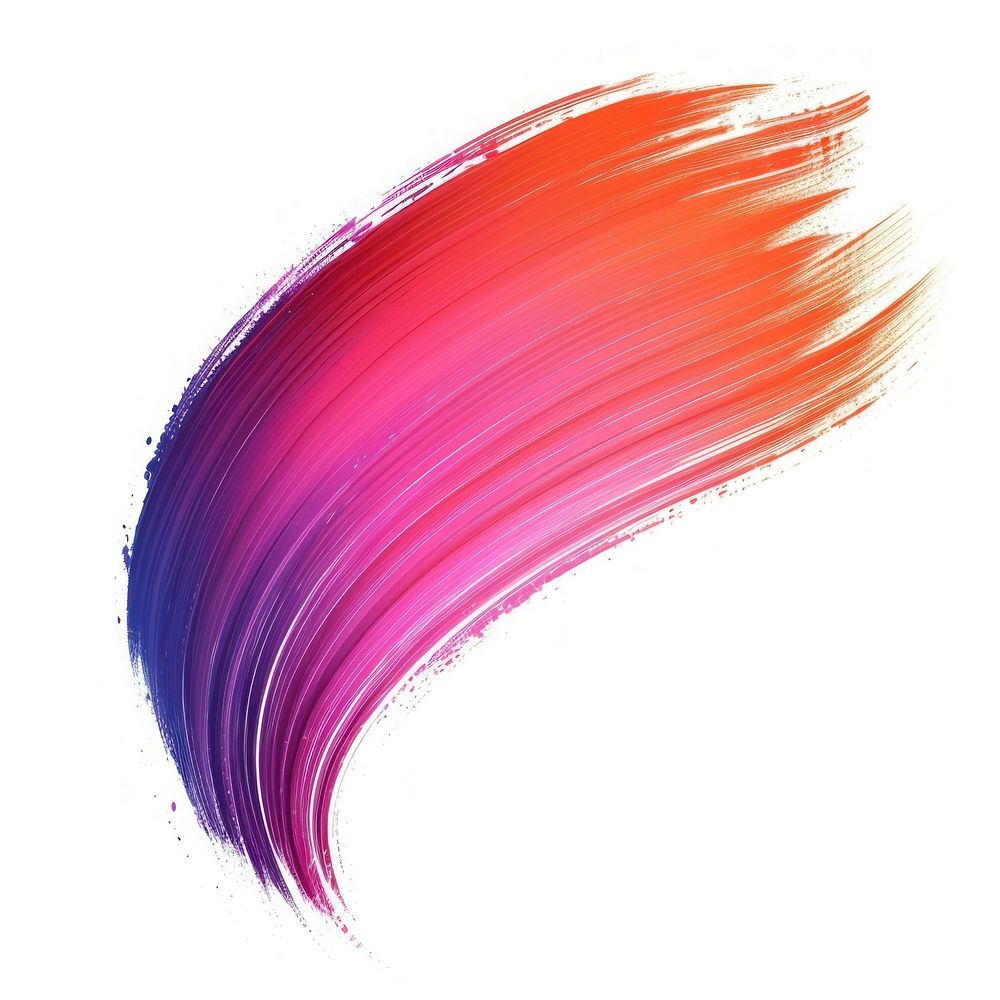 Gradient brush stroke pattern paint white background.