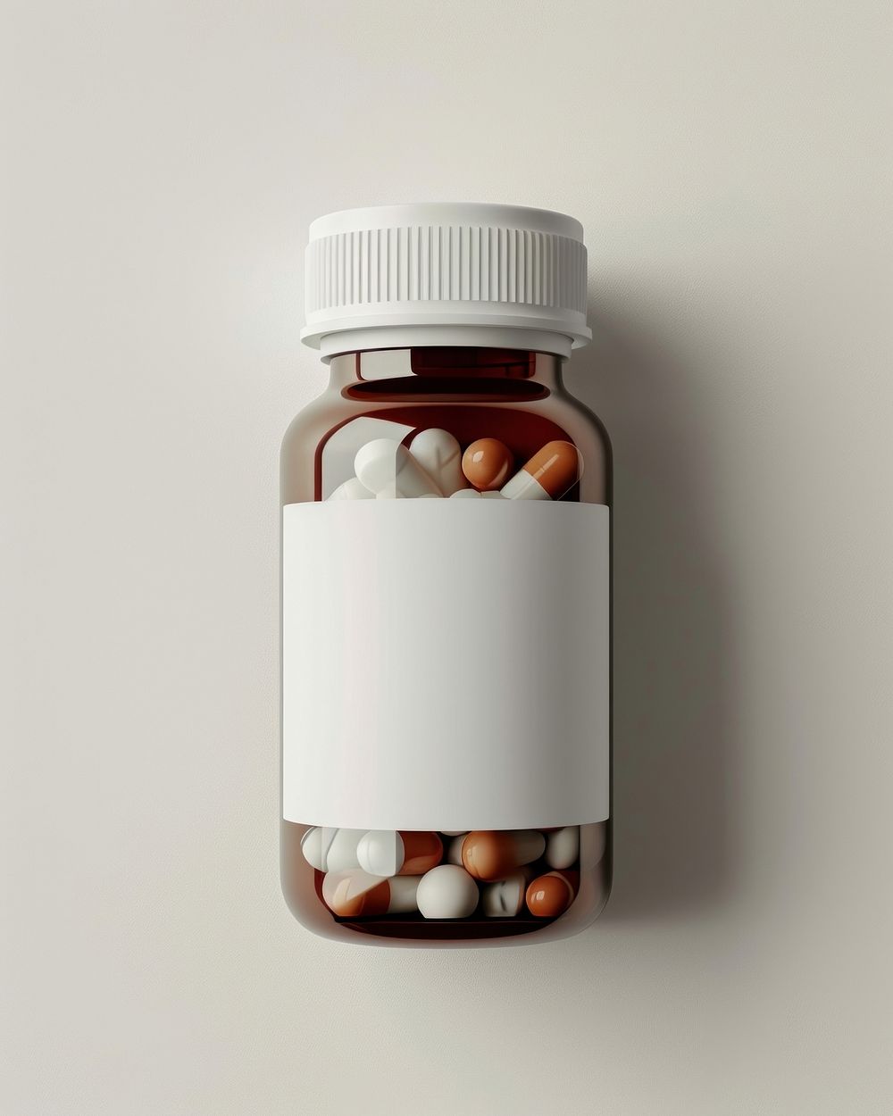 Bottle pill label jar.