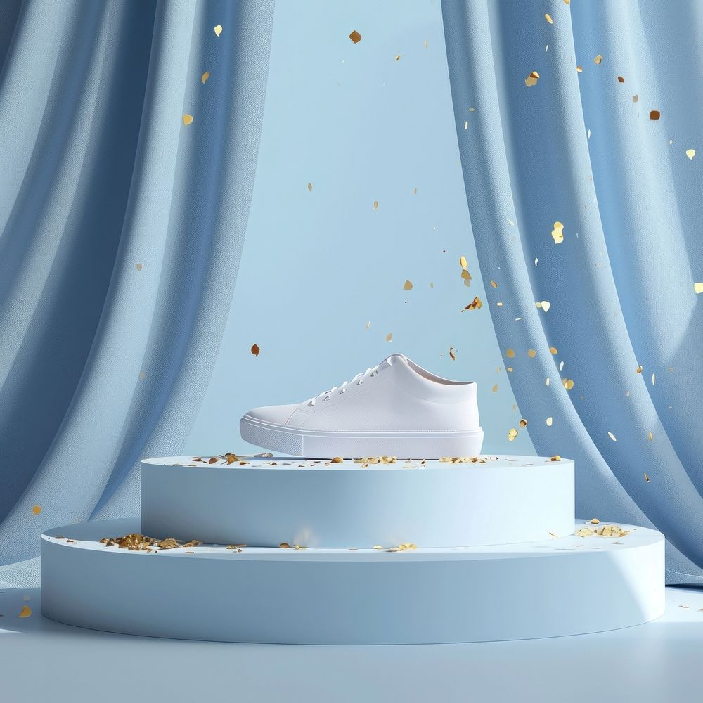 Shoe  celebration curtain cake.