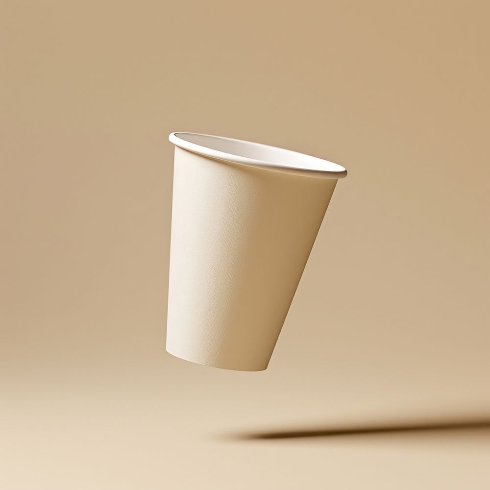 Coffee cup  refreshment simplicity disposable.