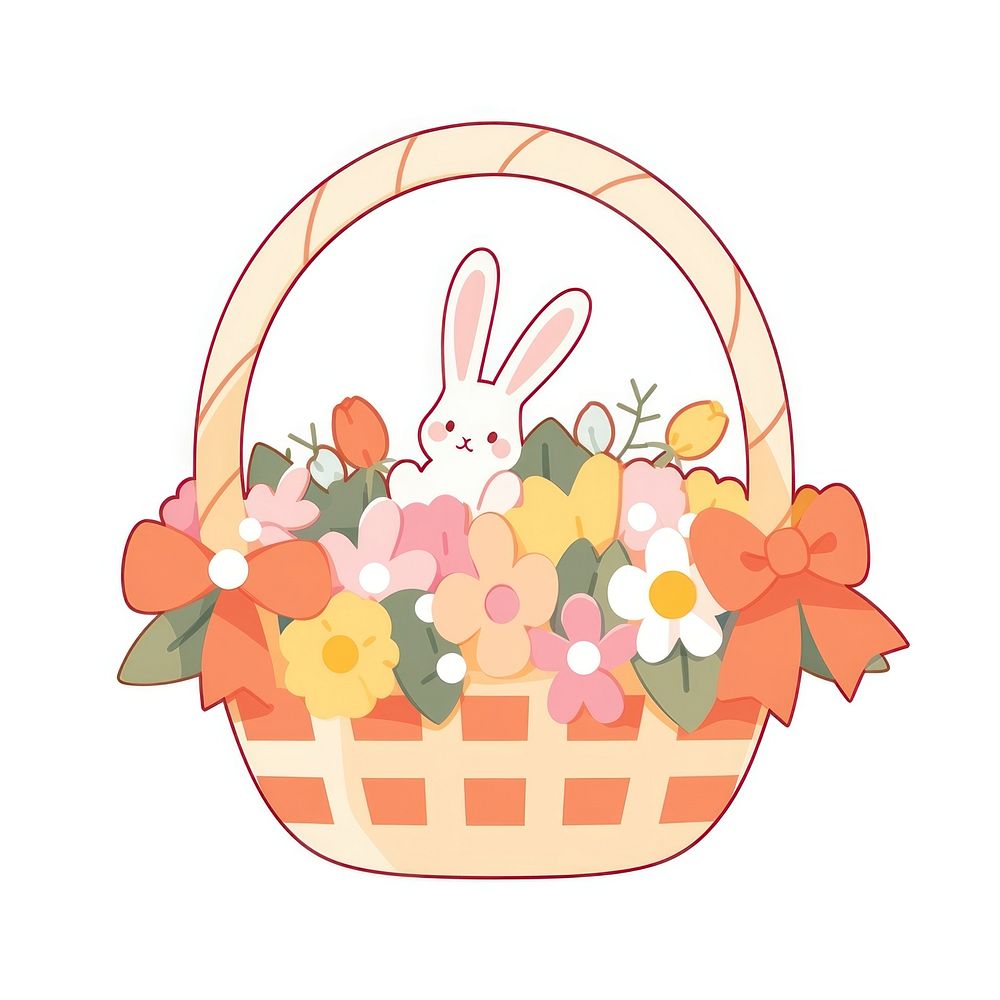 Easter basket easter flower plant.