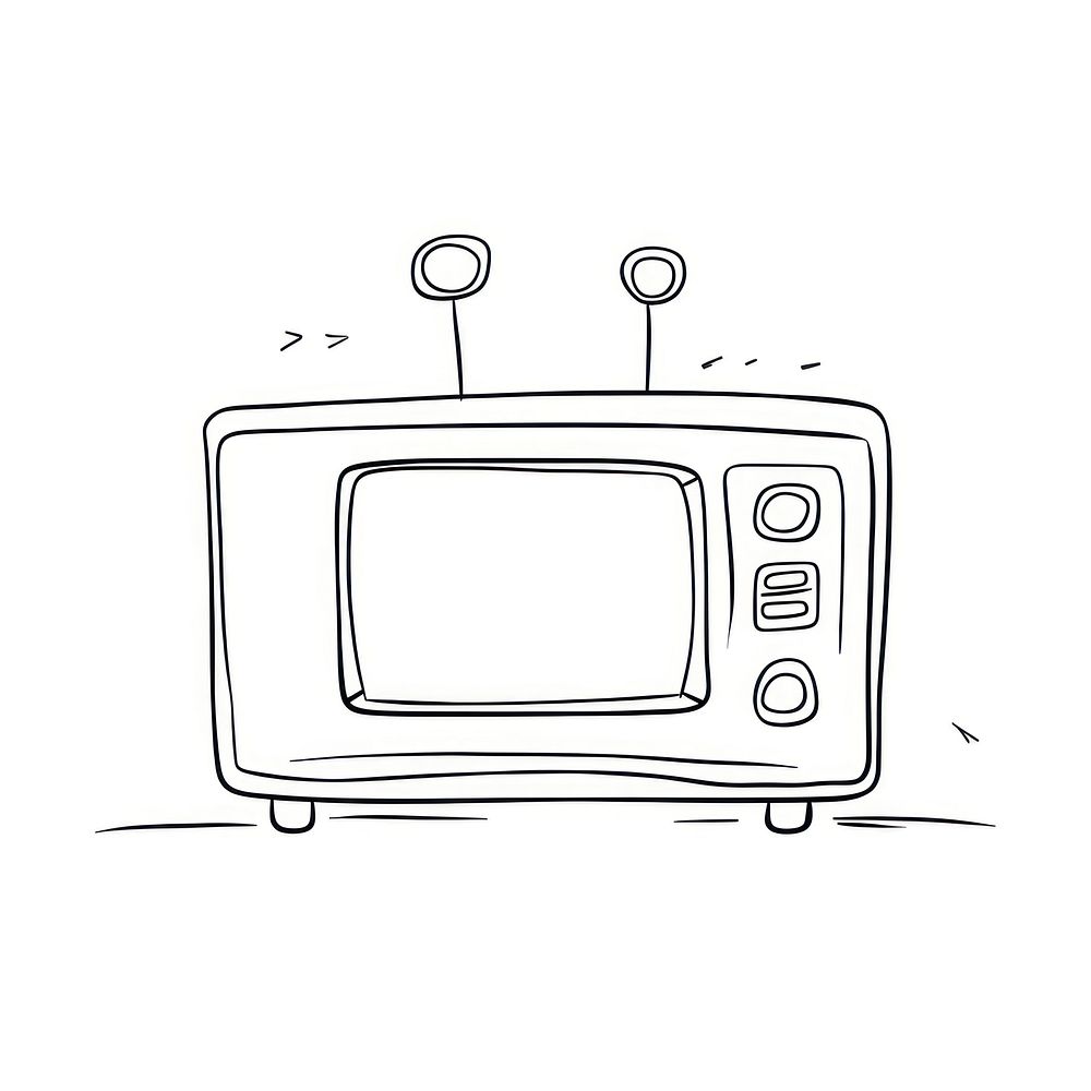 Television sketch doodle line.