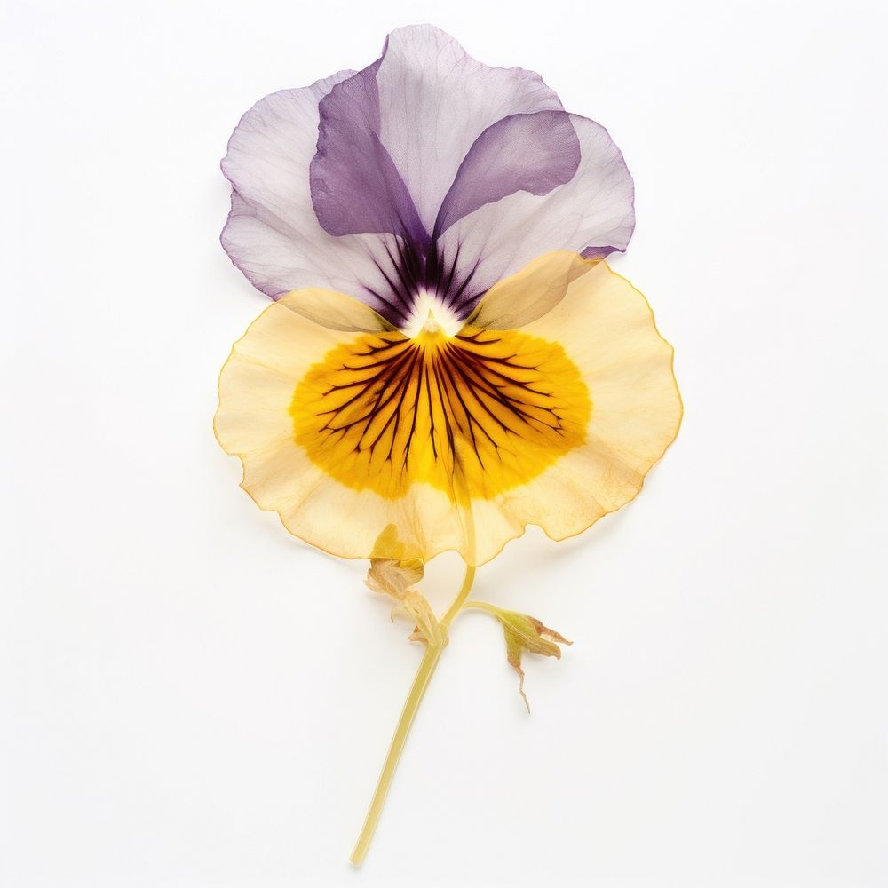 Real Pressed a Pansy flowers pansy petal plant.