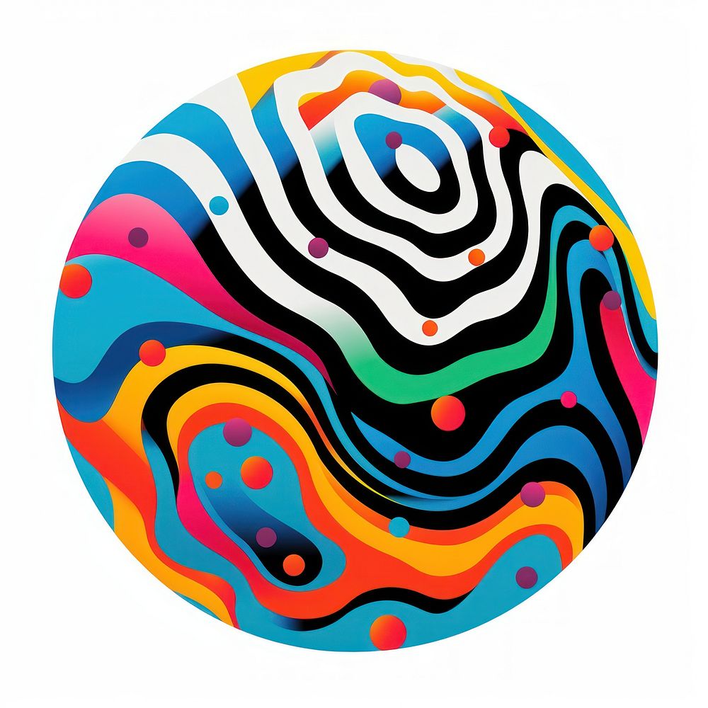A ball art creativity lollipop. AI generated Image by rawpixel.