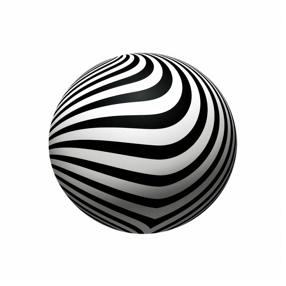 A ball sphere white black. AI generated Image by rawpixel.