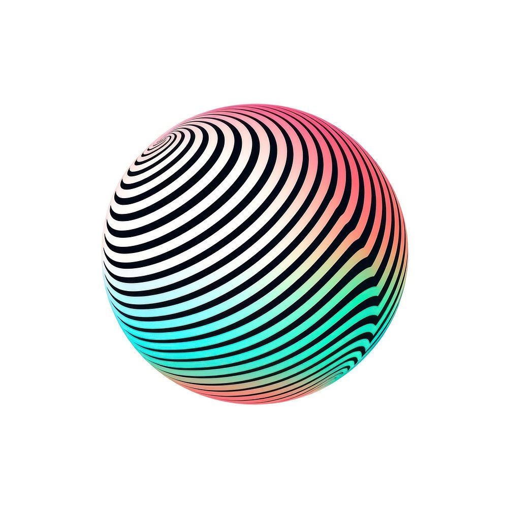 A ball abstract sphere line. AI generated Image by rawpixel.