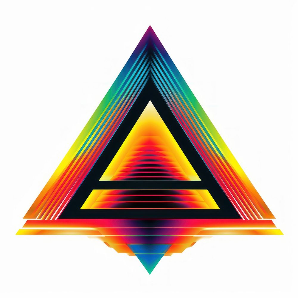 A pyramid shape backgrounds creativity abstract. AI generated Image by rawpixel.