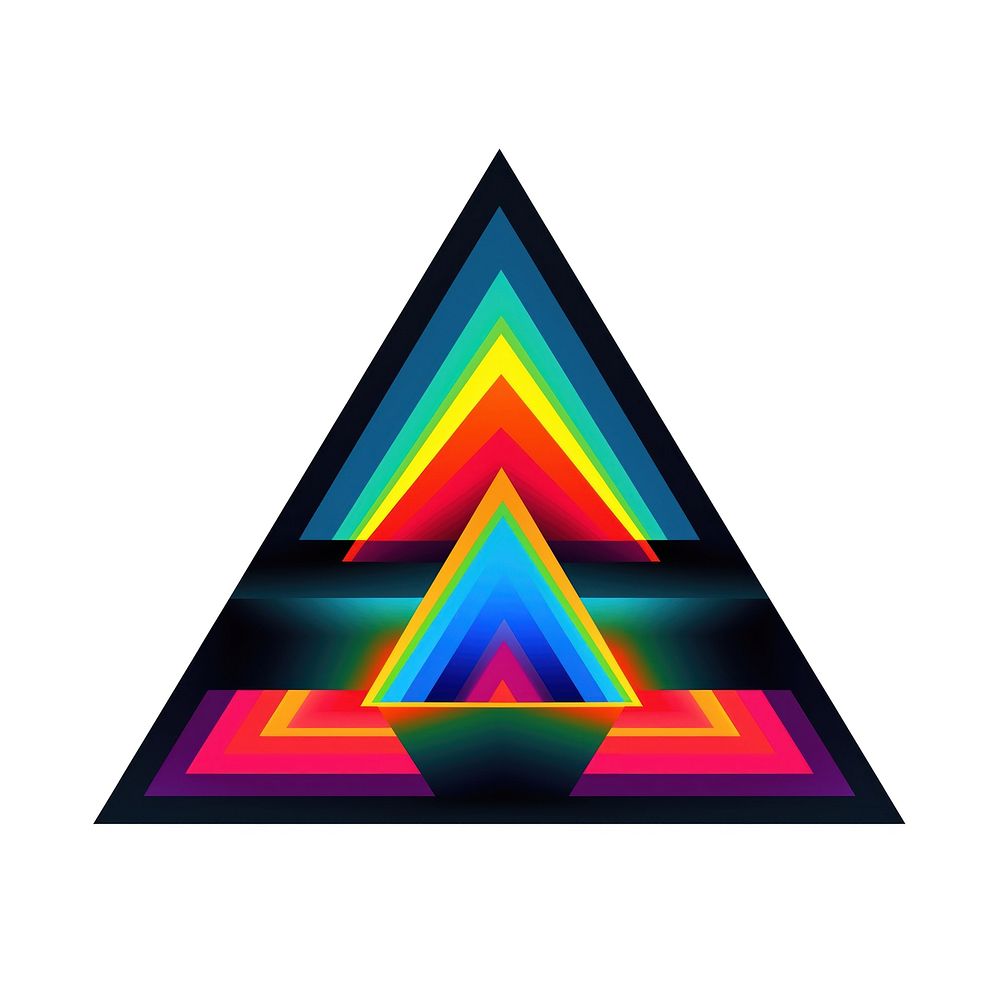 Triangle creativity scoreboard pattern. AI generated Image by rawpixel.