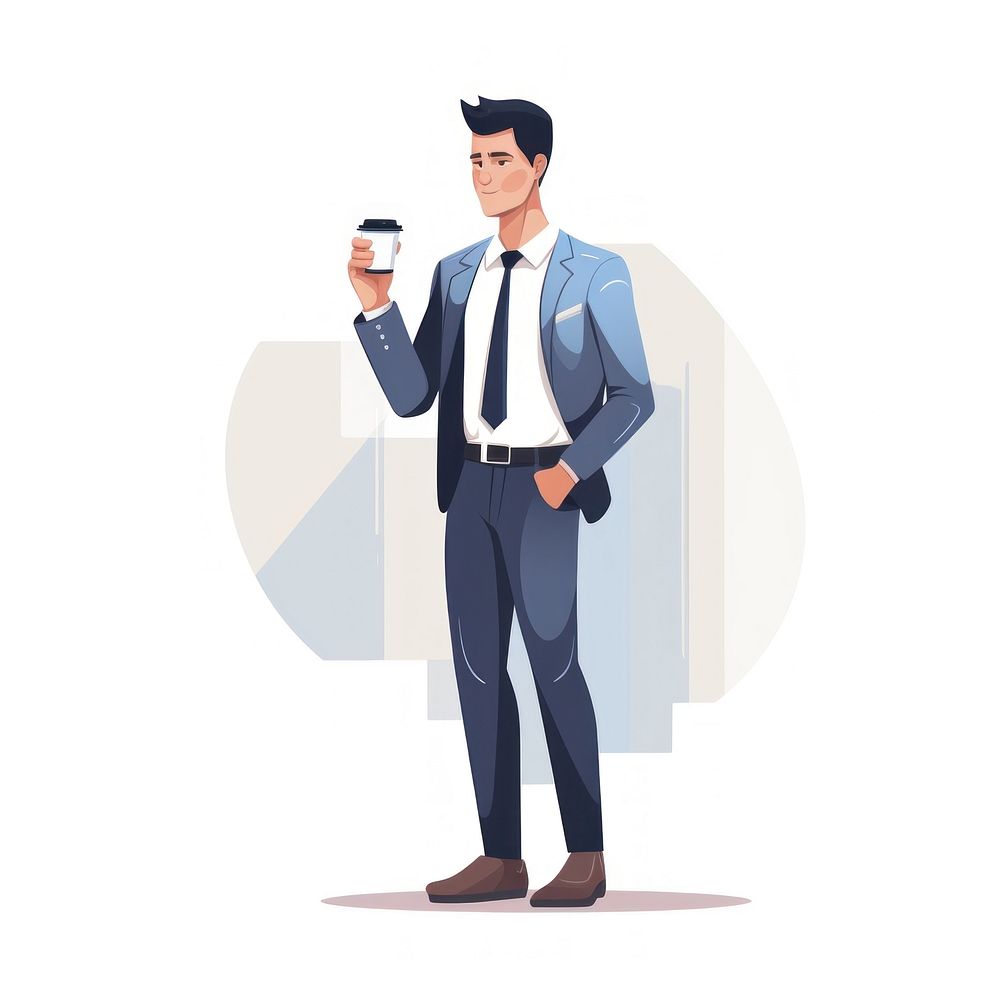  Businessman holding adult white background. AI generated Image by rawpixel.