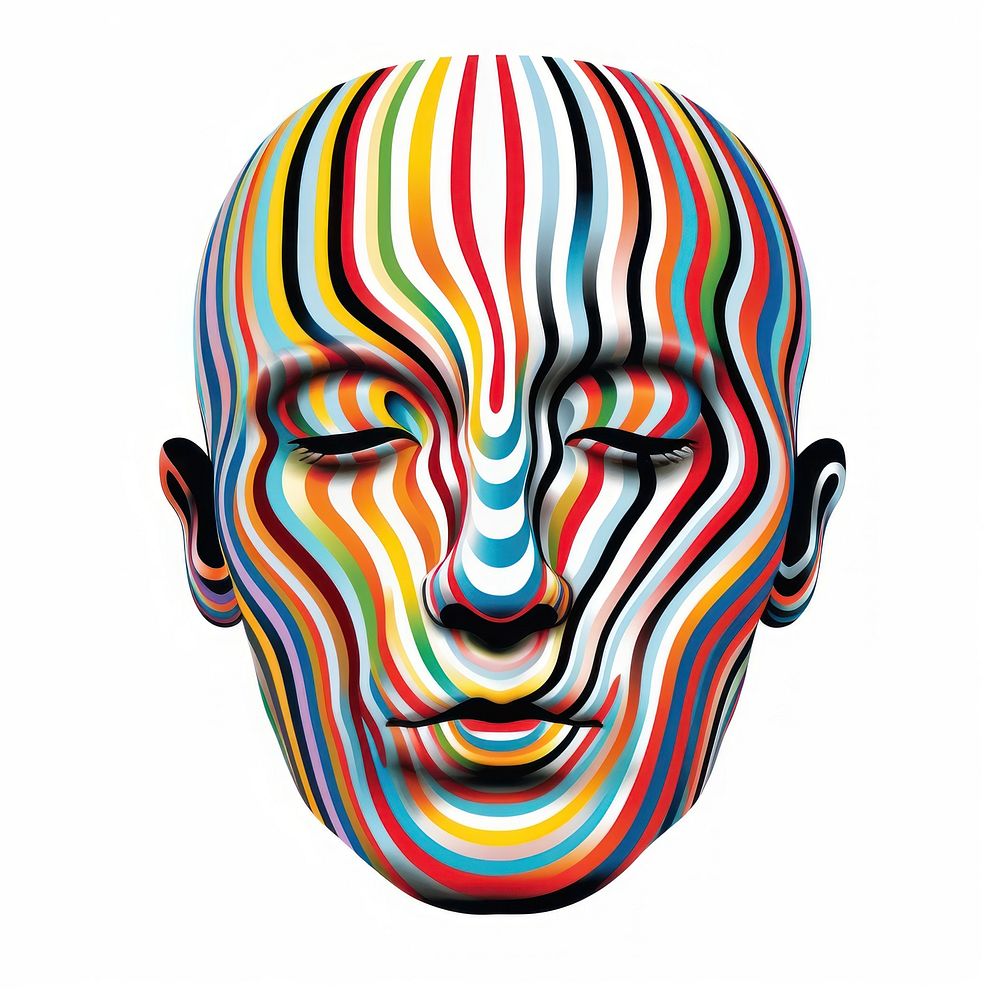Head art portrait mask. AI generated Image by rawpixel.