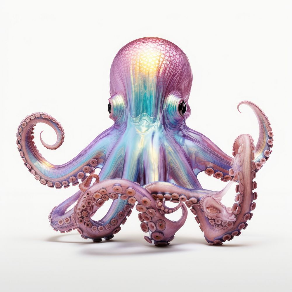 Octopus animal invertebrate translucent. | Premium Photo Illustration ...