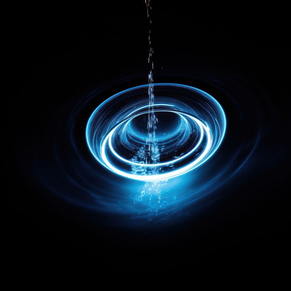 Water drop light abstract lighting. Free Photo Illustration rawpixel