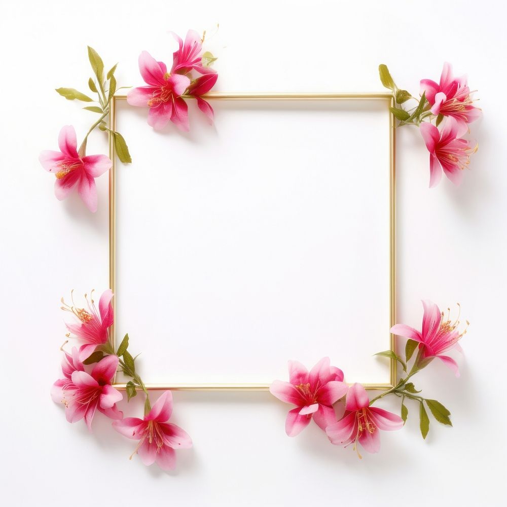Flower wreath plant frame.