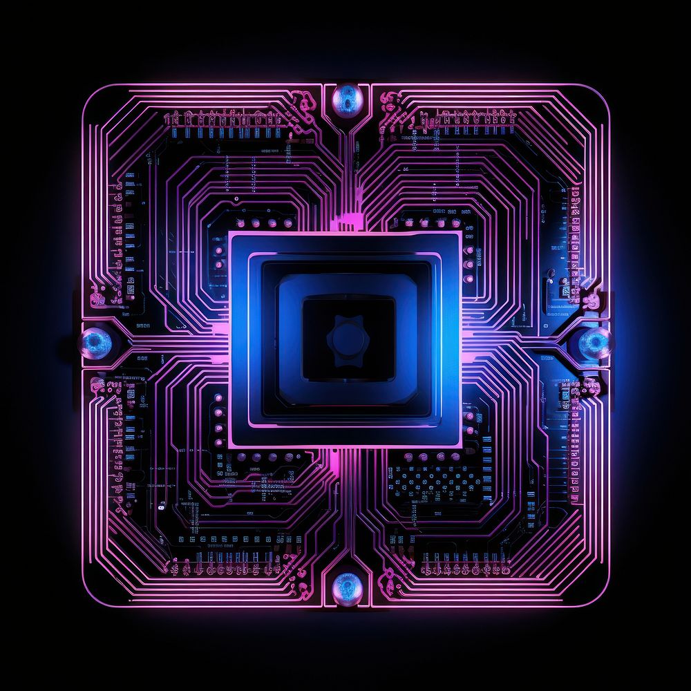 Circuit electronics blackboard hardware. Free Photo Illustration