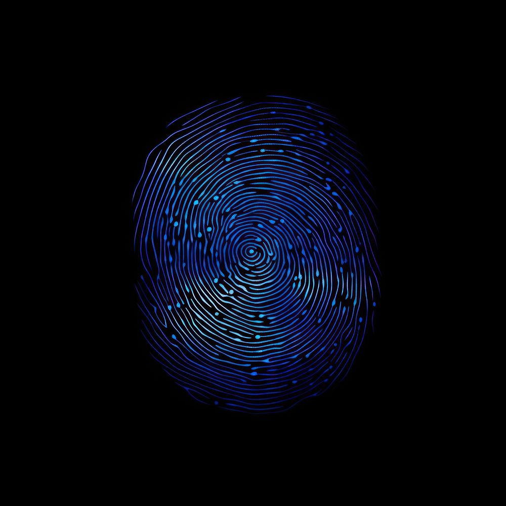 Fingerprint backgrounds technology astronomy. Premium Photo