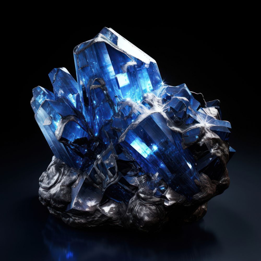 Metal ore gemstone crystal mineral.