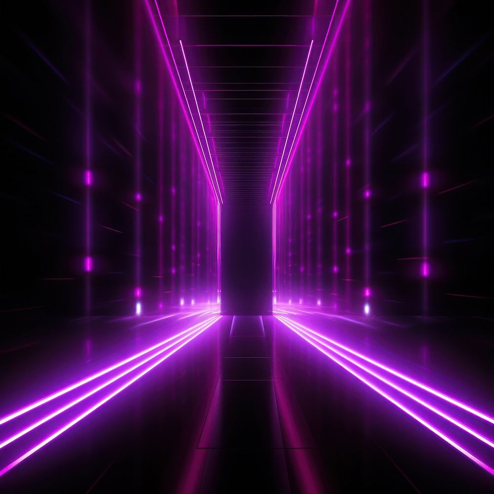 Neon light purple backgrounds technology.