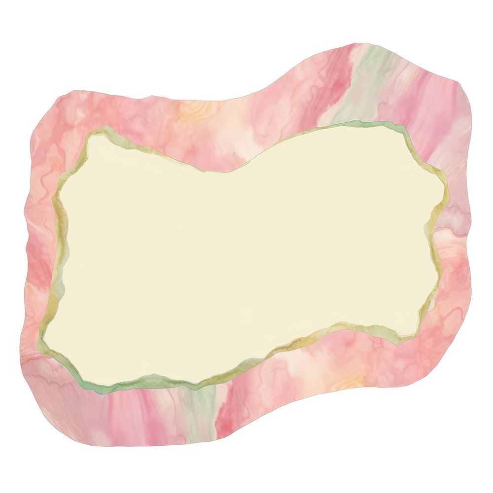 Tropical marble distort shape abstract paper white background.