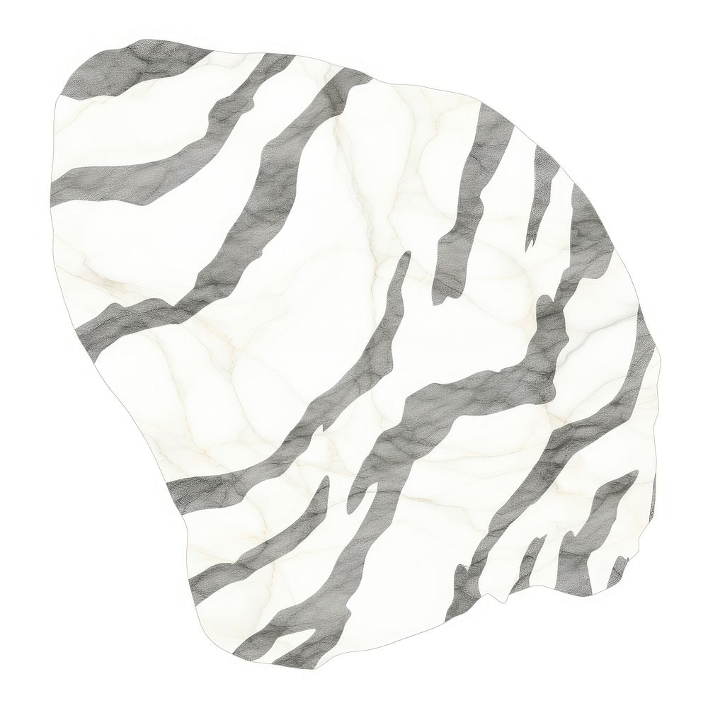 White tiger skin marble distort shape white background clothing swimwear.