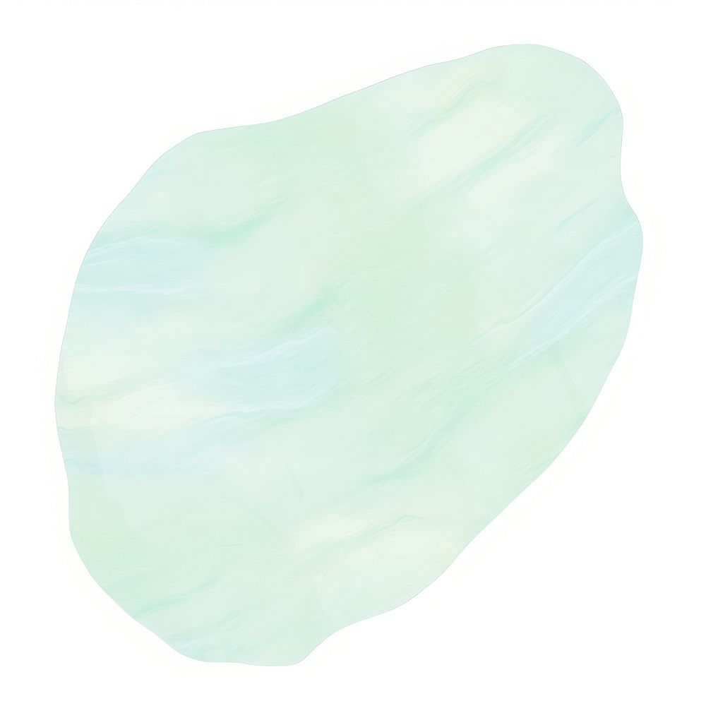 Aqua marble distort shape abstract paper white background.