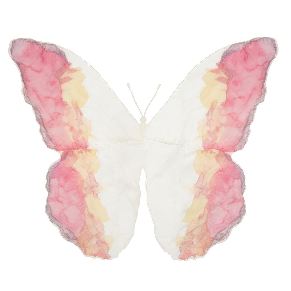 Butterfly shape marble distort shape animal insect petal.