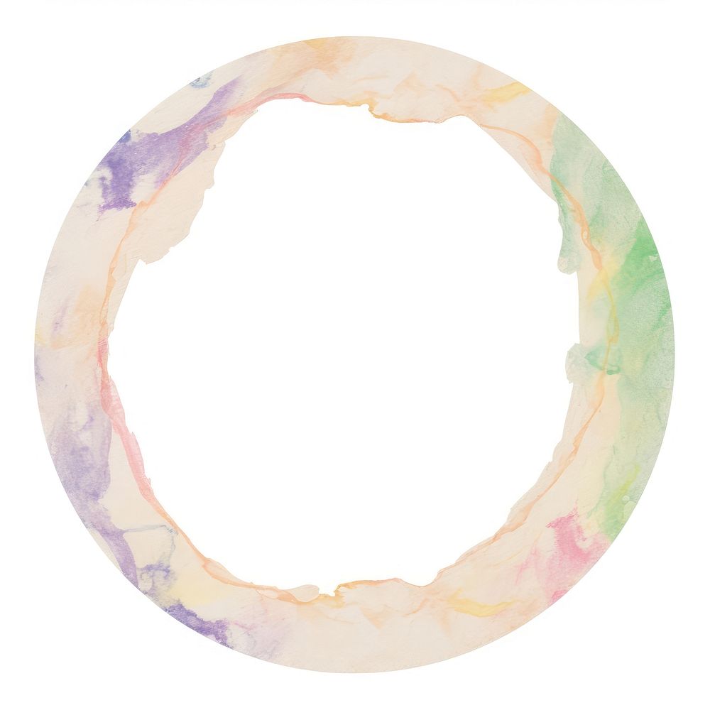 Circle marble distort shape abstract jewelry white background.